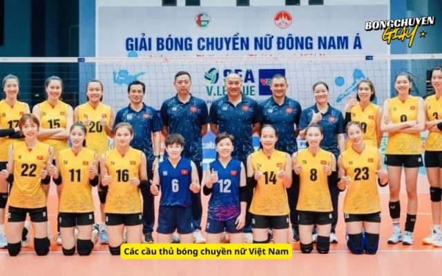 Các cầu thủ bóng chuyền nữ Việt Nam